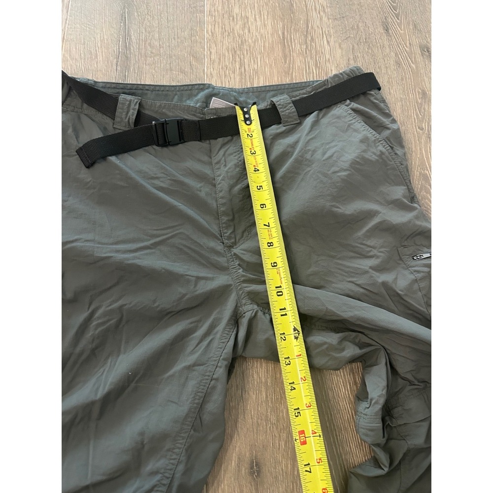 Columbia Silver Ridge Convertible Cargo Pants Mens 38x30 Green Hiking Trail Zip - Picture 11 of 12